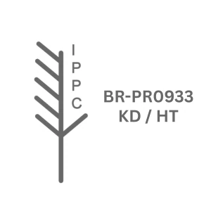 Selo IPPC com registro BR-PR0933 KD/HT